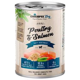 Chicopee Pure Poultry & Salmon Adult Vådfoder med fjerkræ og laks 400g